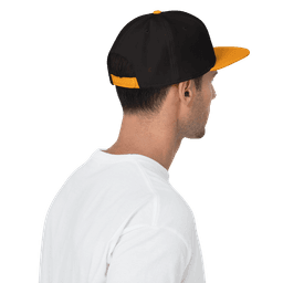 Model Wearing JB Charging Baseball Cap Back View - Corporate Promotional Merchandise (thumbnail)