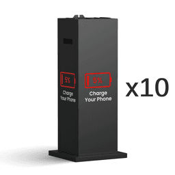 Professional Display Stand for Network Builder Package - Commercial Mobile Device Charging Setup (thumbnail)