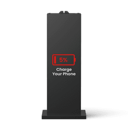 Station Stand Front View - Portable Display Base for Mobile Charging Stations (thumbnail)